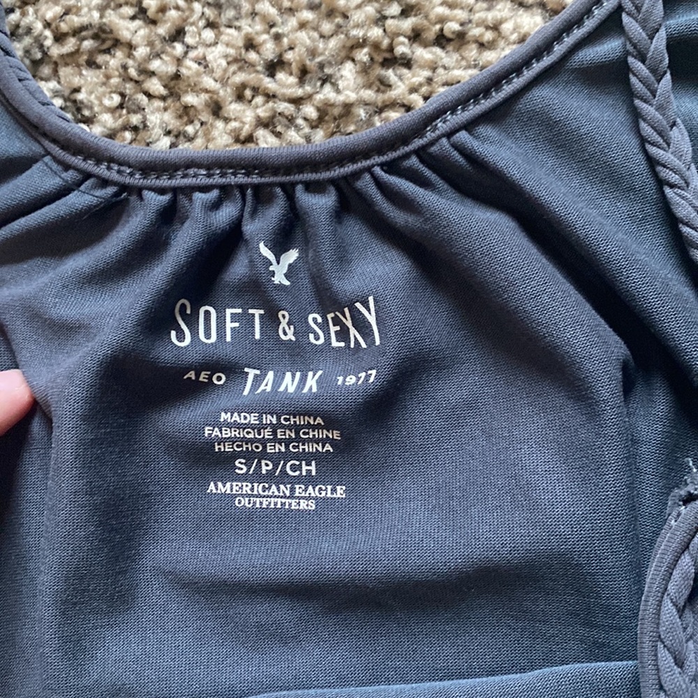 Gray American eagle soft & sexy tank - Picture 3 of 4